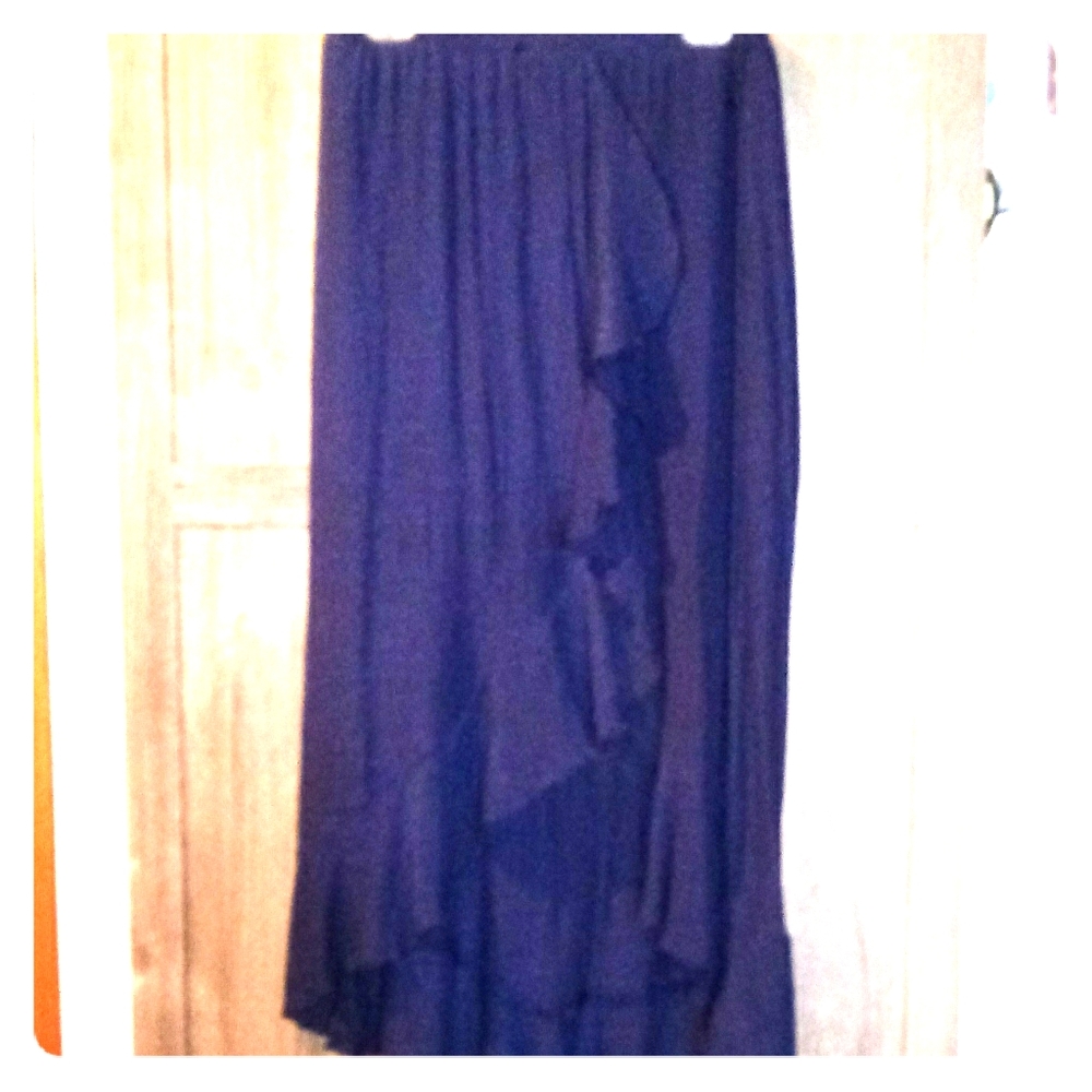Long Navy blue skirt